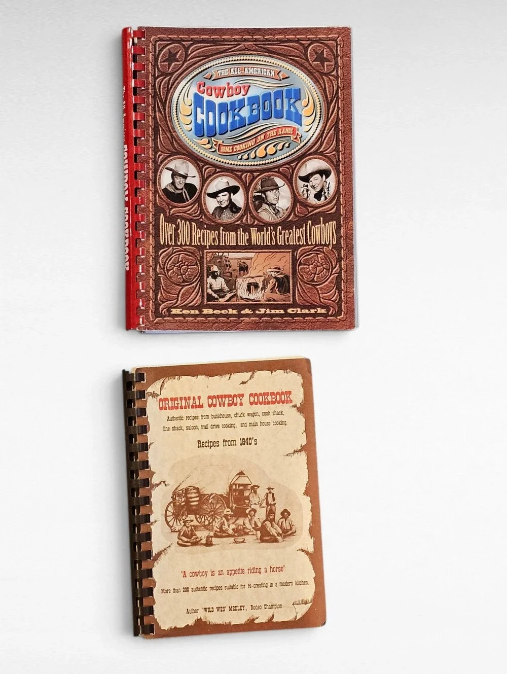 Cowboy Cookbooks Set of 2